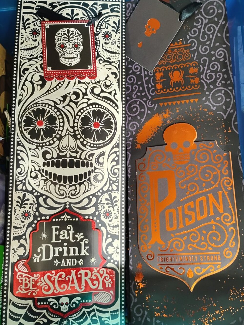 Sugar Skull Wine Bag (Lot of 2 Designs)